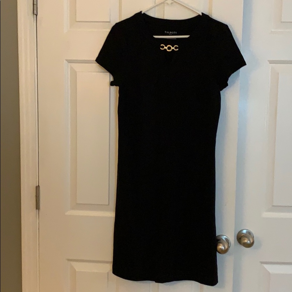 Talbots Size M black dress